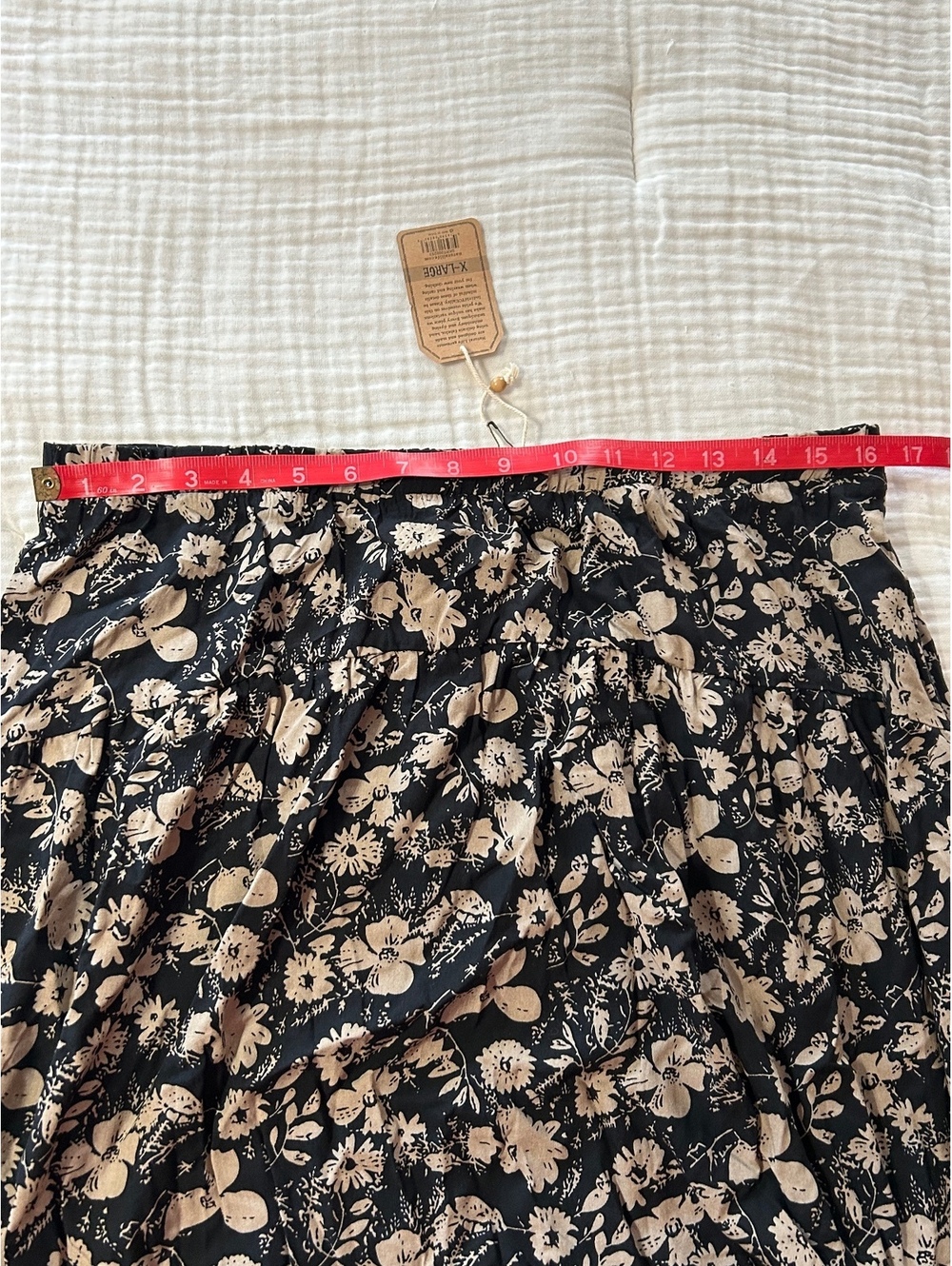 Natural Life Boho Maxi Skirt Floral NWT - Picture 3 of 6